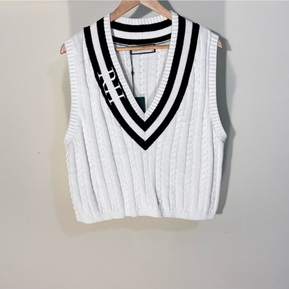 Recreational Habits Steffi Cricket sweater vest SZ XL Worn Once fits M/L Nwot - Picture 2 of 9